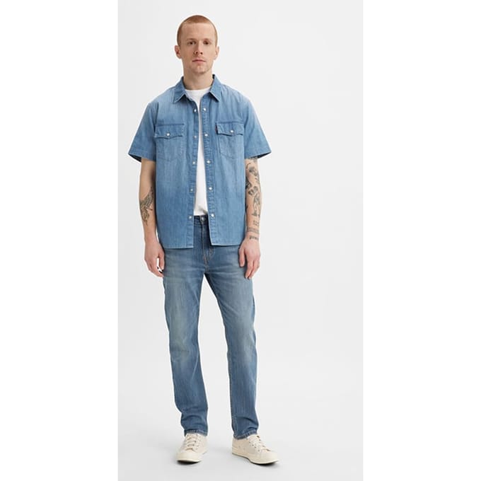 Levi's 502 Straight Jeans Blue Maat: W30L32 | Straight Jeans Outlet | Heren | Blauw