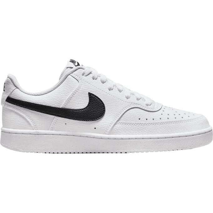 Nike Court Vision Low Next Nature Dames Sneakers - White/Black