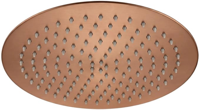 Rea - Ronde Douchekop Js-p014brg 30cm Brush Copper - 30 x 30 x 0,2 cm