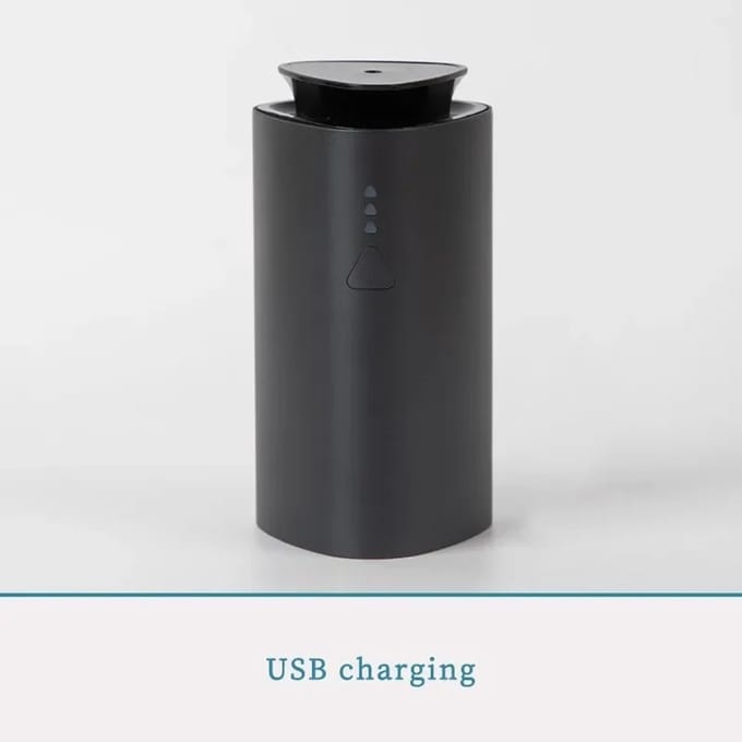 Archi Auto Diffuser – Luchtverfrisser auto - Draadloze Aroma Diffuser met USB Opladen – Luchtverfrisser en Aromatherapie - Zwart