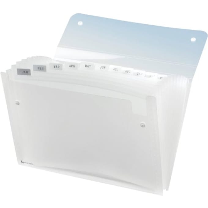 Sorteermap Rexel Ice 13-vaks transparant