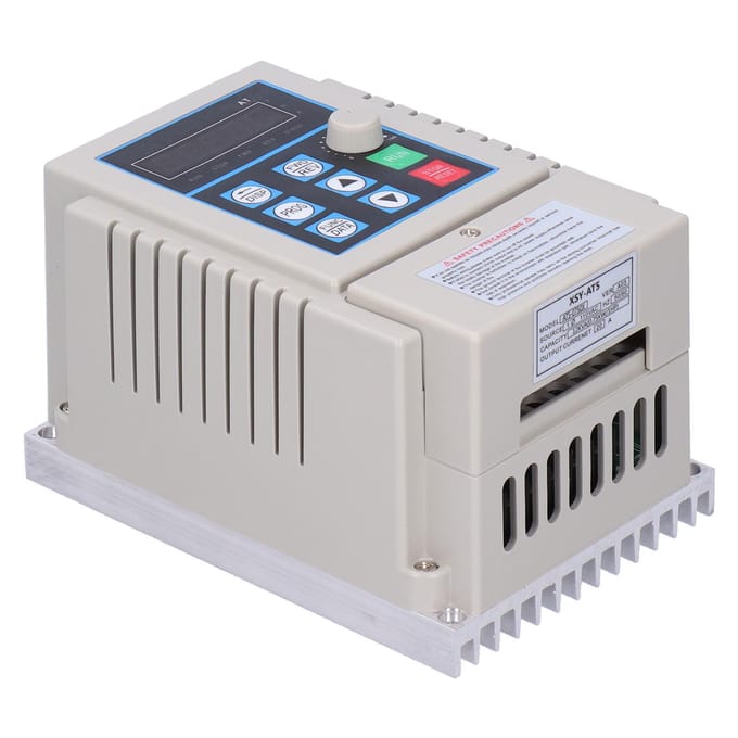 Omvormer Snelheidsregelaar Eenfase Ingang Variabele Frequentie voor 3-fase Motor 220V 750W