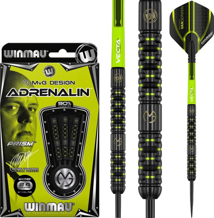 Winmau Michael van Gerwen Adrenalin 90% - Dartpijlen