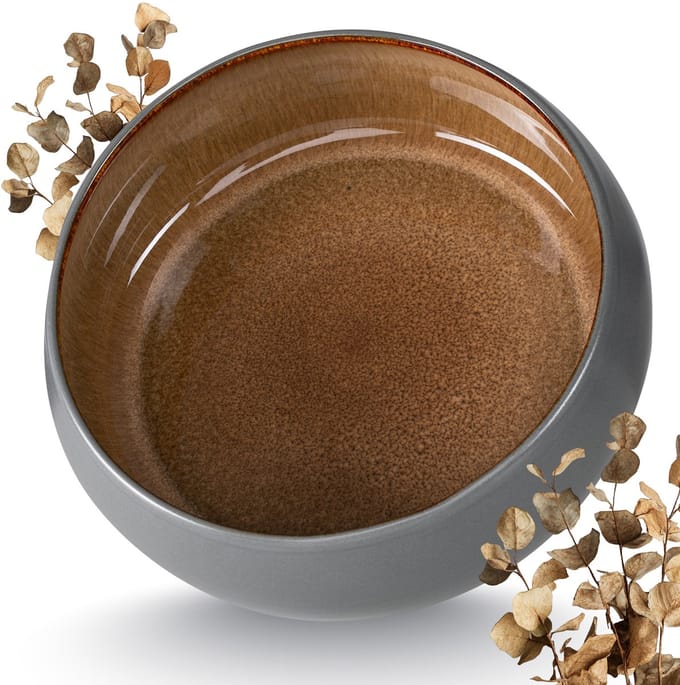 Moritz & Moritz SOLID Serveerschaal - 1-delig Grote Saladeschaal - Keramiek - Beige