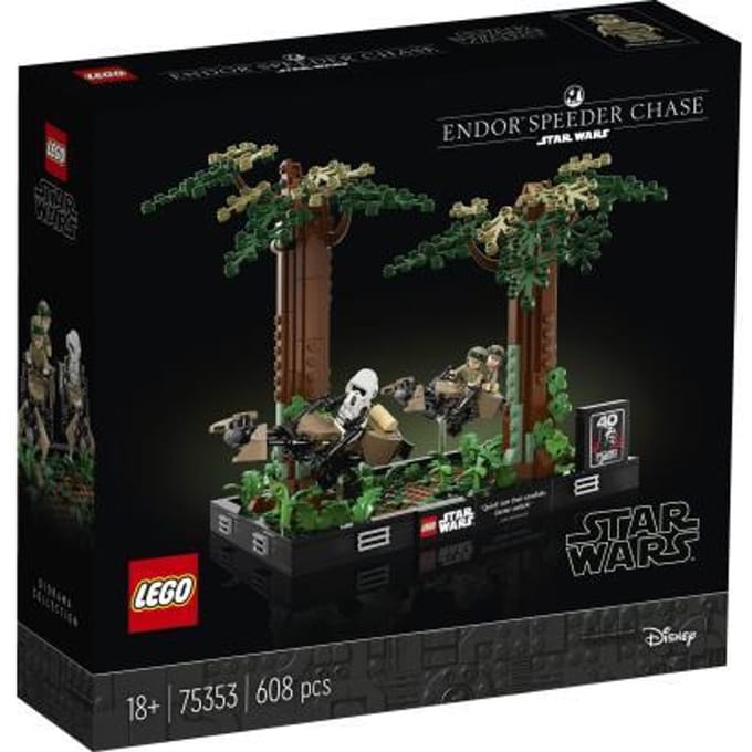 LEGO Star Wars Endor Speederachtervolging Diorama Set - 75353