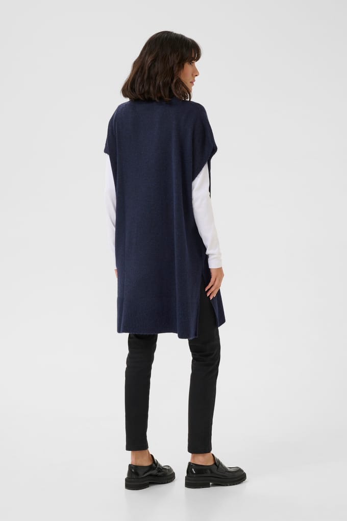Vrouwen tricot poncho KAFFE Annetta