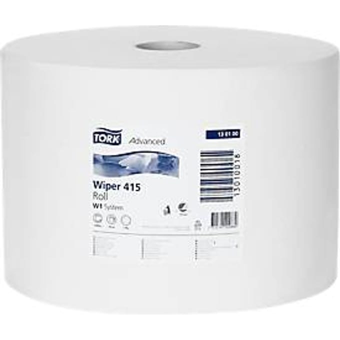 Multifunctionele papieren poetsdoek TORK® Advanced 415 geperforeerd