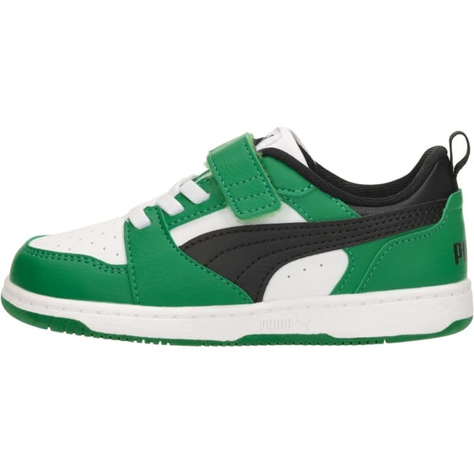 Puma Rebound V6 Lo Inf Sneakers - Jongens - Groen