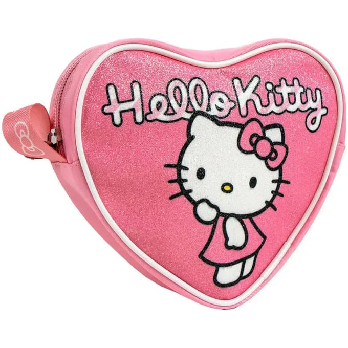 Hello Kitty Sparkle – Crossbody Tas - Schoudertas – Met glitters - Roze – Compact – 15x14x4 cm