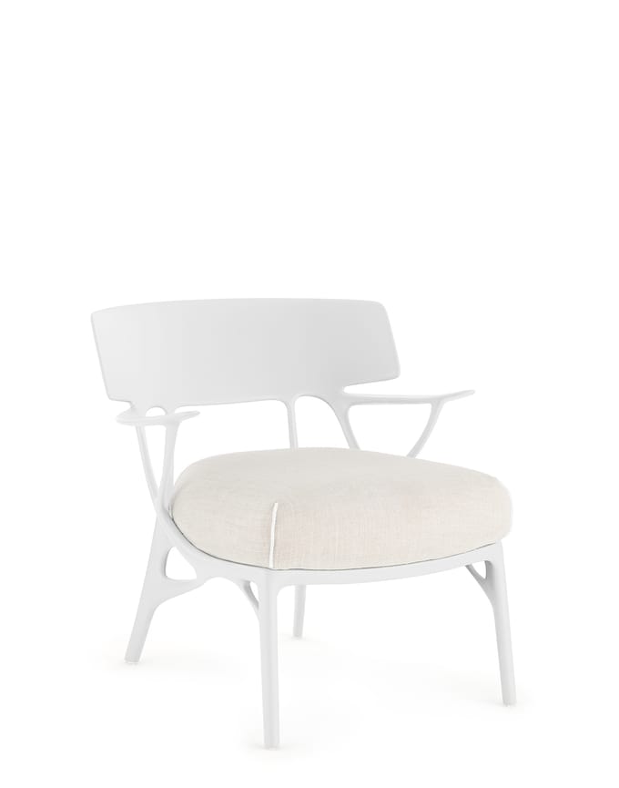 Kartell A.I. Loungestoel - 1I White/White