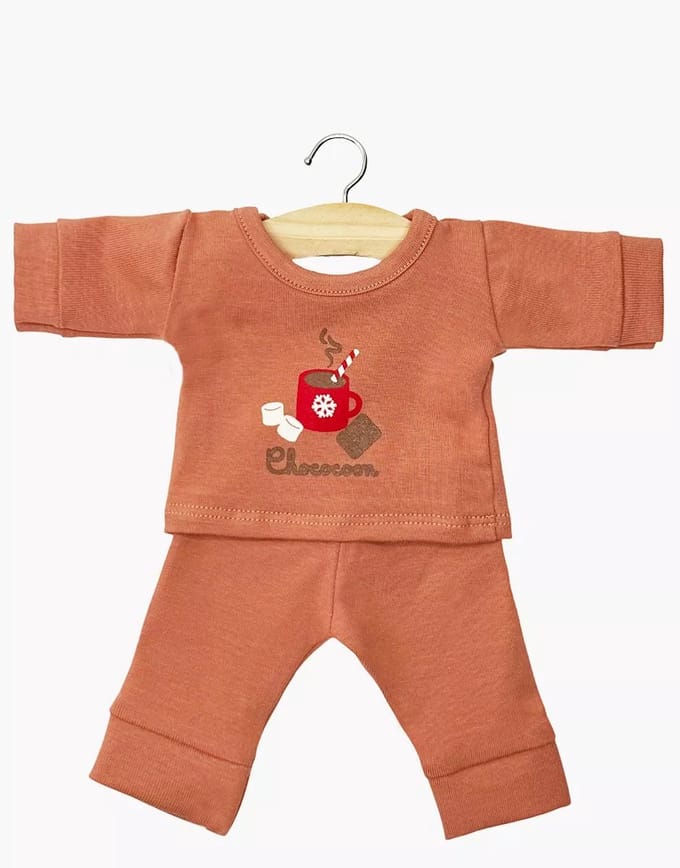 Minikane Gordi Poppenkleding Pyjama Morgan Terra Chococoon 34 cm