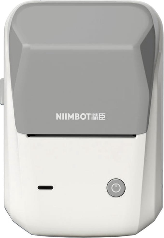 Niimbot B1 Pro - Labelprinter - Bluetooth - Printbreedte 20-50mm - Direct Thermisch - 300dpi - 1500mAh - Grijs