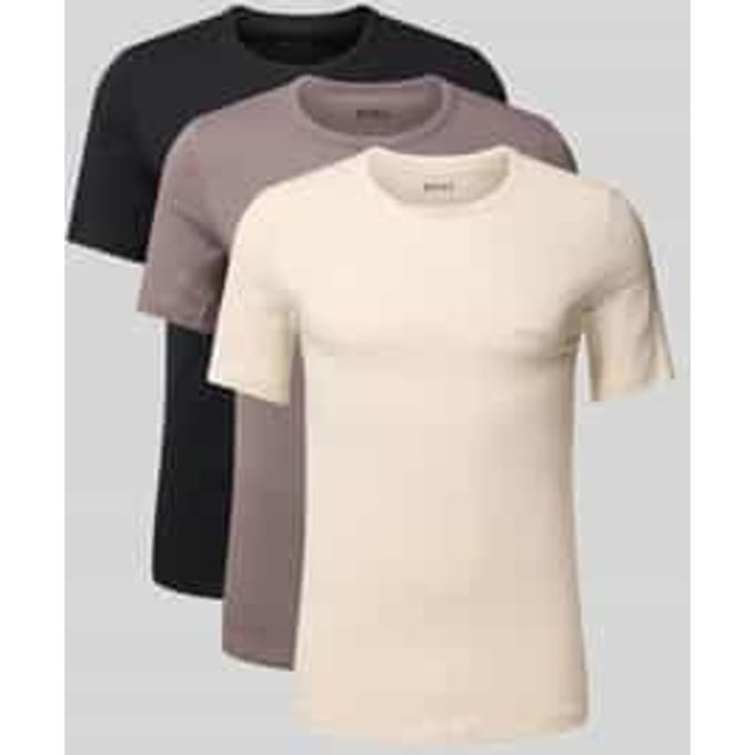 BOSS 3-Pack T-Shirts - Meerkleurig- Heren, Meerkleurig L