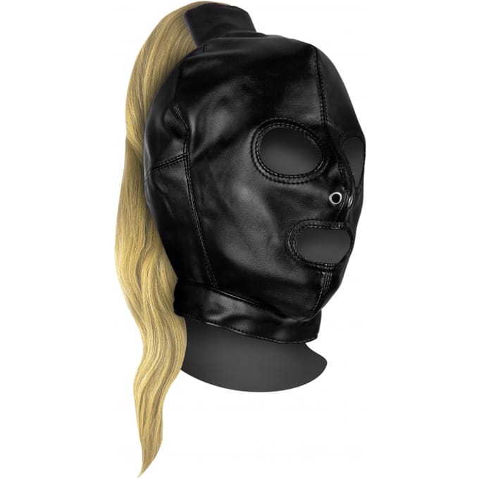OUCH! Bondage Masker Met Blonde paardenstaart