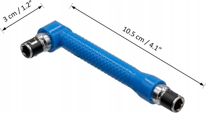 Dopsleutel - 1/4 inch - L-vormig - 10.5 cm