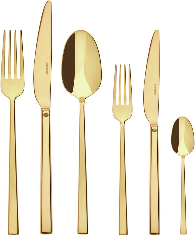 Sambonet Bestekset Rock - Goud - 36 delig / 6 personen