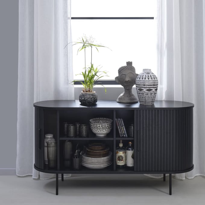 Dressoir Nola Zwart - Giga Living