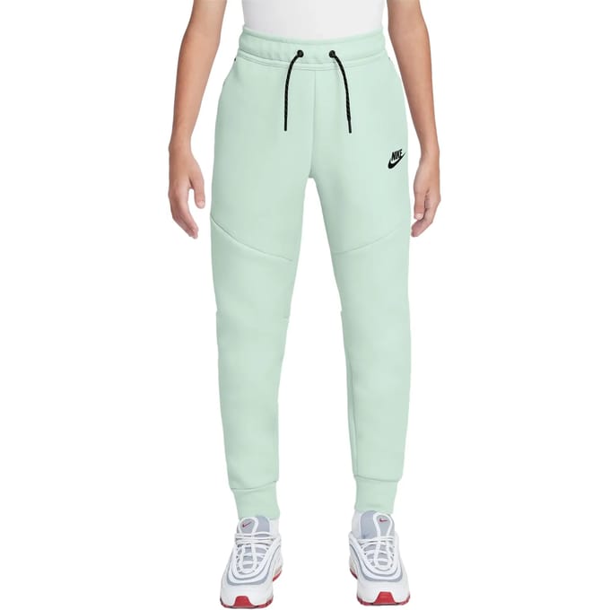Nike Tech Fleece Broeken Kinder - Groen - Maat 147 - 158 CM