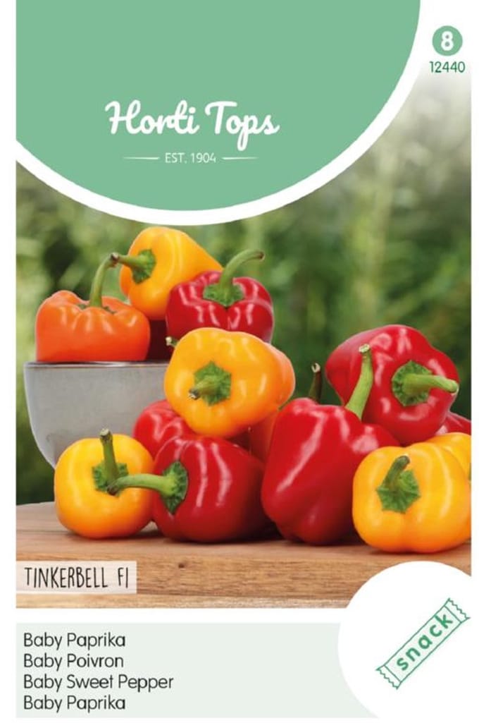 Hortitops - Baby Paprika Tinkerbell F1 (Red/Yellow)