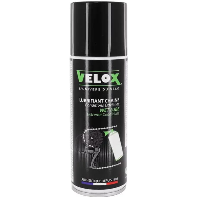 Fietskettingsmeermiddel voor extreme modder- en vochtomstandigheden Velox Dry Lube