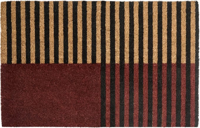 TUKSUK - Deurmat - Bruin/Beige - 50 x 80 cm - Kokos