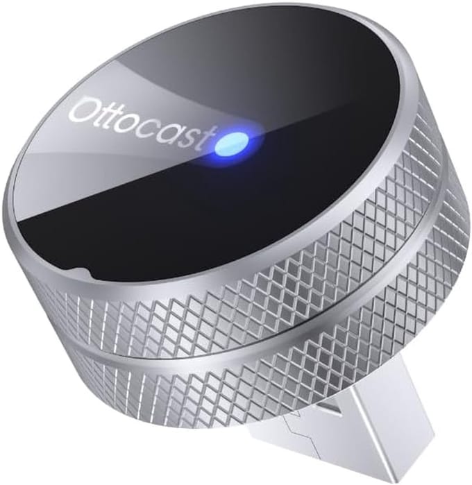 Ottocast Mini Slim Tube CP88-T4 Draadloze Apple CarPlay & Android Auto Adapter USB - Nieuw op de markt