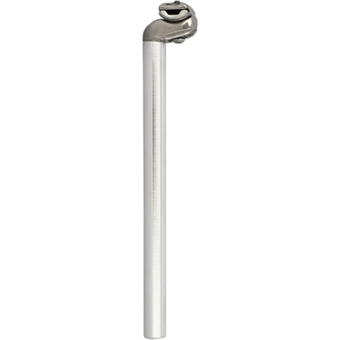Ergotec Aluminium Zadelpen Zilver 350 mm / 26.0 mm
