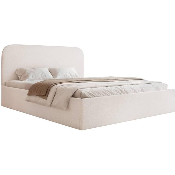 Bedframe Fia 140x200 chenille met opbergruimte | NADUVI Collection