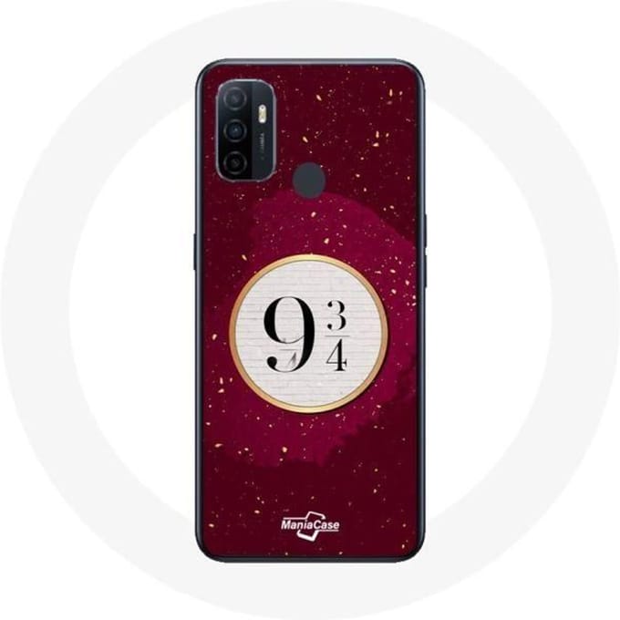Coque - Maniacase - Oppo A53 - Souple - Rouge - Harry Potter voie 9 3/4