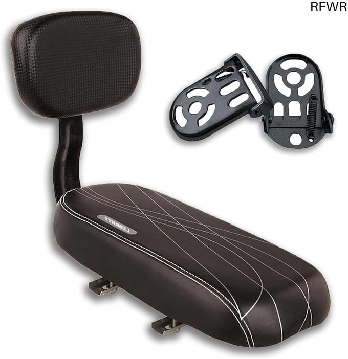 RFWR® Kinderfietsstoel voor achterop de fiets met comfortabele rugleuning