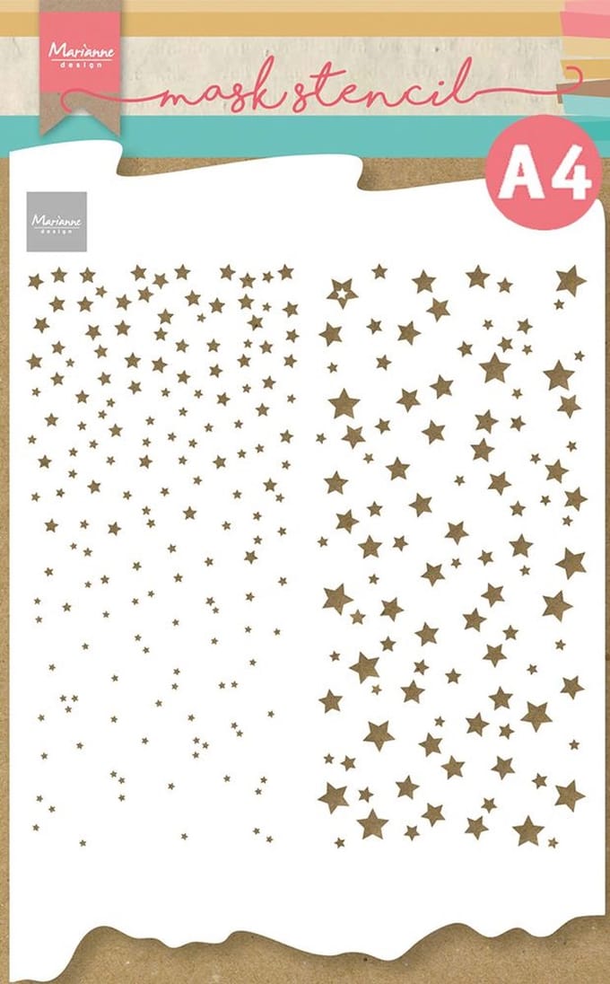 Mask stencil A4 Slimline starry night
