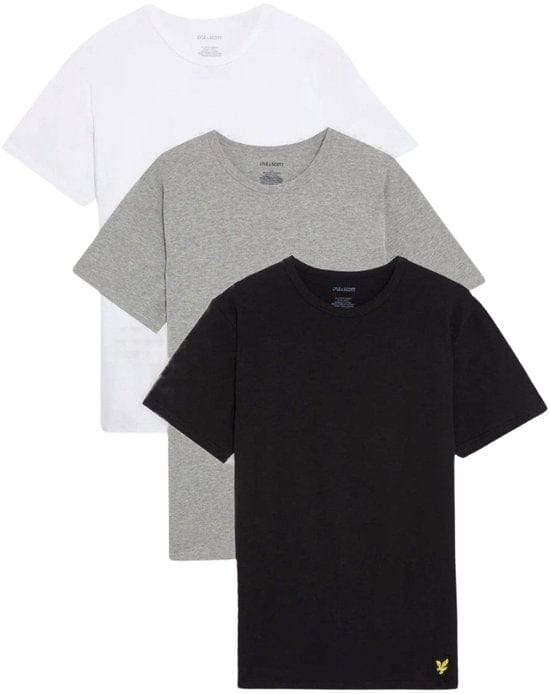 Lyle & Scott Basic Lounge Shirt Heren (3-pack) - Maat M