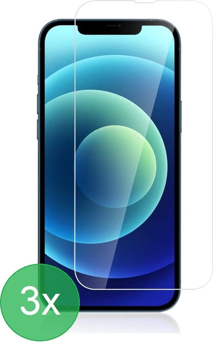 3x Screenprotector Geschikt Voor: iPhone 14 Pro Screen protector - glas - bescherm - beschermglas - ZT Accessoires