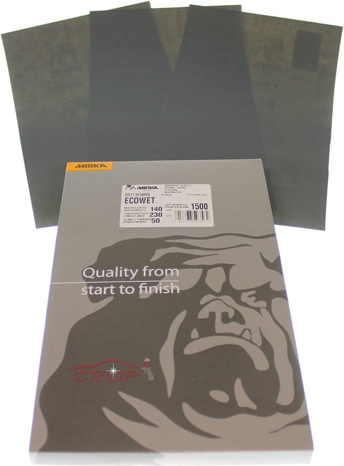 MIRKA Waterproof Schuurpapier 140x230mm - P2500