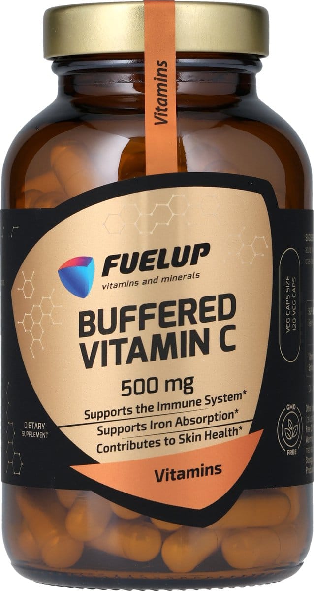 Fuel-Up Buffered Vitamin C 500 mg, 120 veg caps