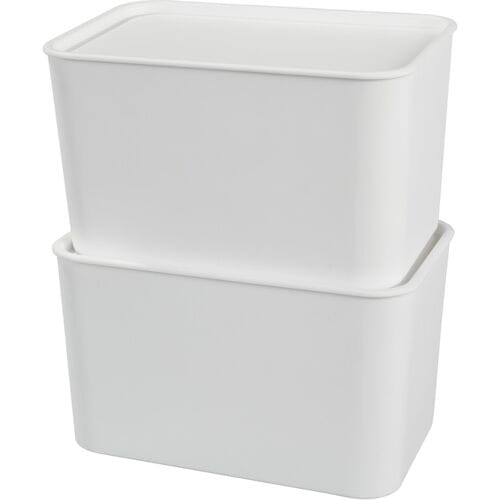 W5 Opbergboxen met deksel 5 L - 2 stuks