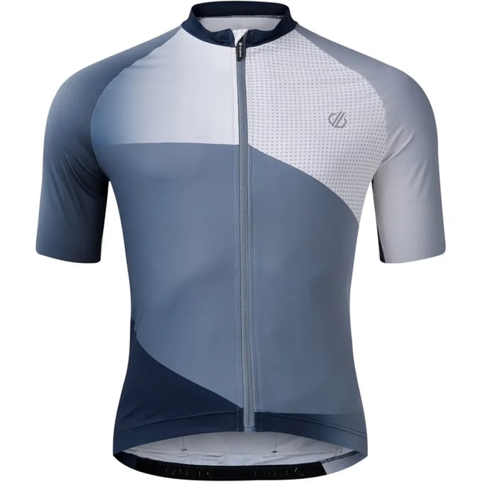 Dare2B Heren Fietsshirt met korte mouwen en bliksemprint