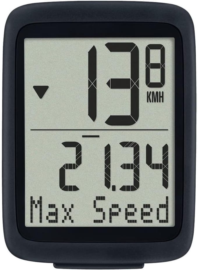 CRLYN® Kilometerteller Fiets - Snelheidsmeter - Fietscomputer Draadloos - Zwart