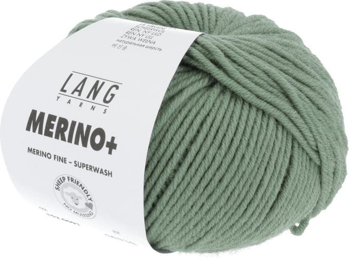 Lang Yarns Merino Plus - 91 saliegroen - Merinowol Garen