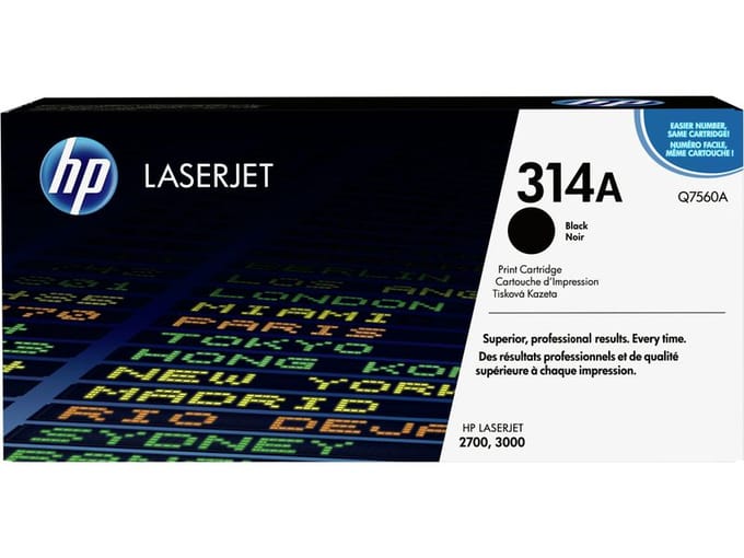 HP Q7560A nr. 314A toner cartridge zwart (origineel)
