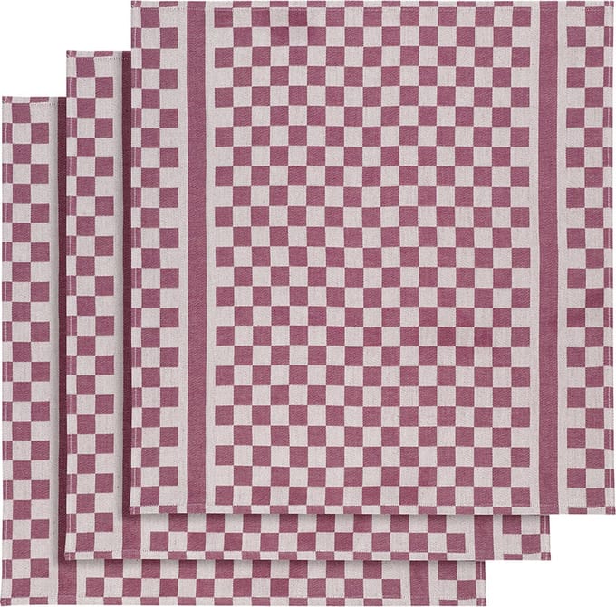 De Witte Lietaer Theedoek Groom-A - 3 stuks - 65 x 70 cm - Katoen