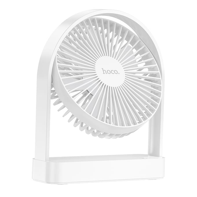 Hoco - Compacte Tafelventilator - Oplaadbaar - 3 Standen