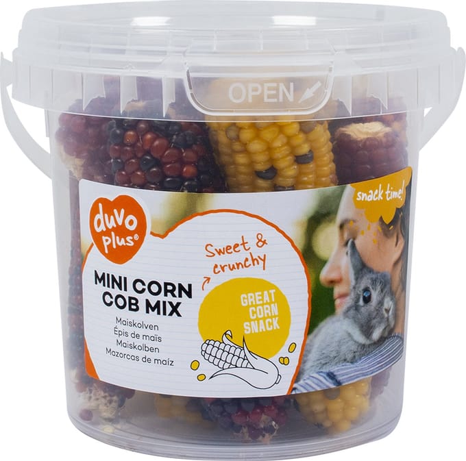 DUVO+ Mini maiskolven mix in een emmer 1x 240 gr