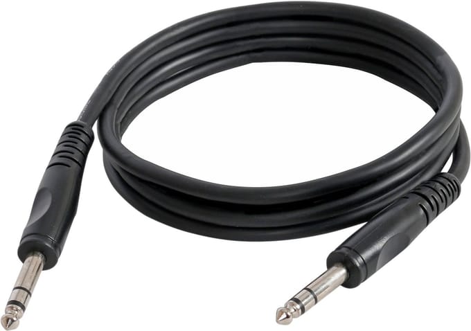 Devine JACS/1.5 signaalkabel 6.3 mm TRS jack-jack 1.5 meter