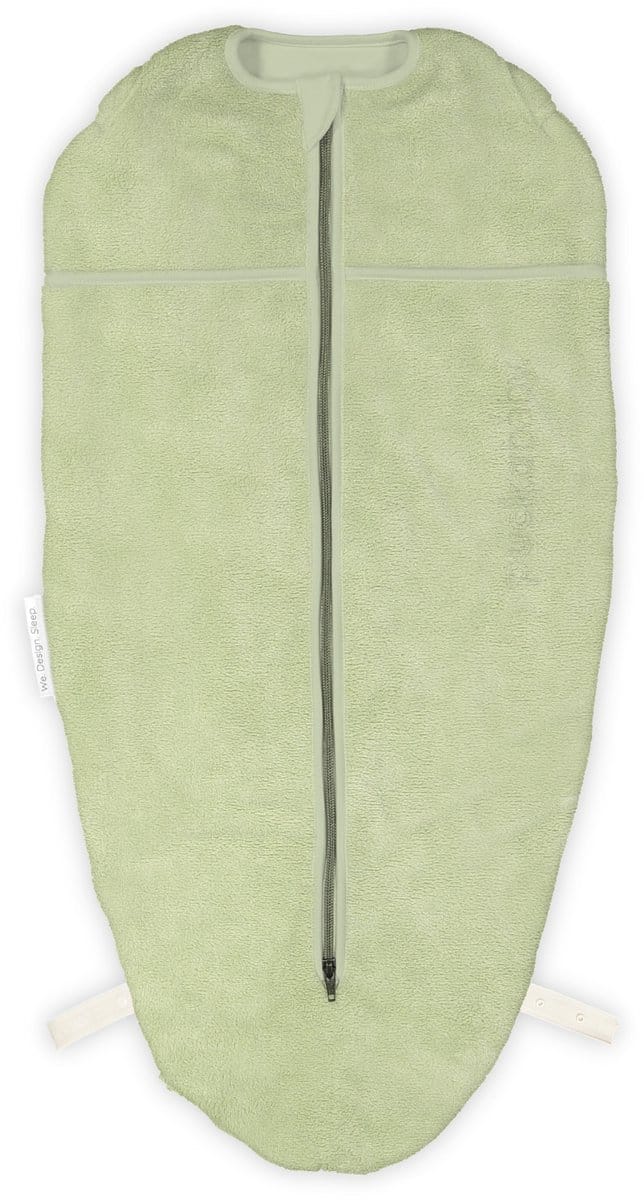 Puckababy Original Mini Inbakerslaapzak (3-6m) - Teddy Winter - Olive