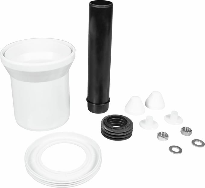 Aansluitset voor Wandcloset - Universele WC Aansluiting