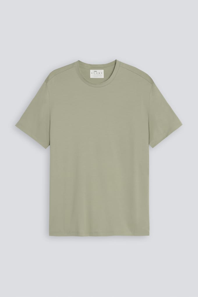 T-shirt Serie Cotone Stretch Light Khaki