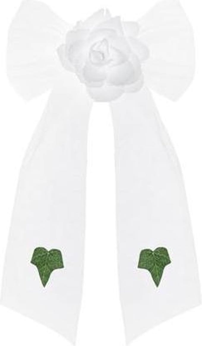 Partydeco - Autostrik Tule Wit (4 stuks)