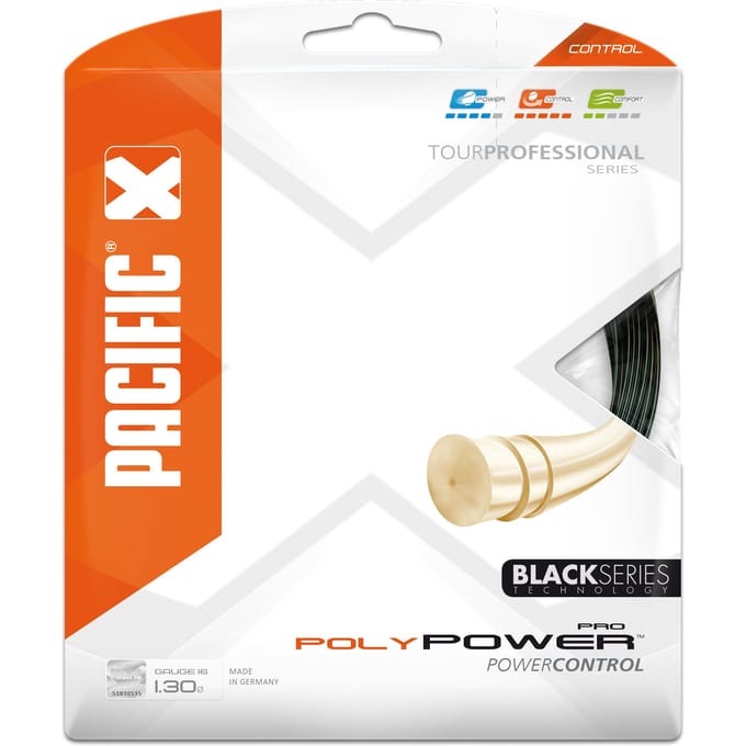 Pacific Poly Power Pro Set Snaren 12,2m-Zwart