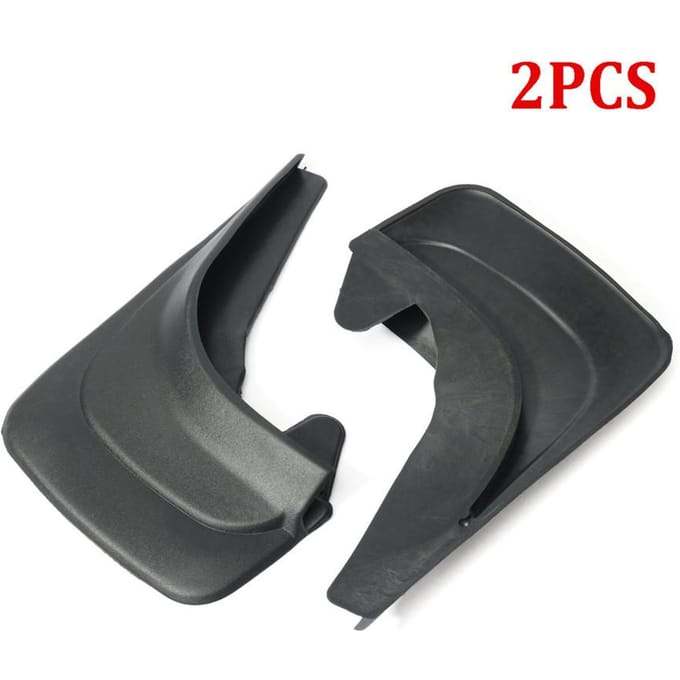 2x garde-boue en plastique ABS noir, garde-boue avant de voiture pour garde-boue arrière black